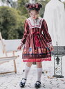 Lolita系 2点セット ハロウィン クリスマス キッズ 女児 コスチューム 子供 衣装 ドレス アリス ハロウィン仮装 衣装 子供ドレス 子供 ワンピース 可愛い