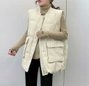 新発/ベスト レディース 中綿 ベスト ダウンベスト ジャケット アウター韓国 ゆったり 個性的 コート安い 学生 春秋 大きいサイズ