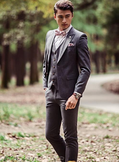 春秋 メンズ コート ビジネススーツ パンツスーツ 長袖 OL オフィス トップス 事務服 ビジネス 洗える 3点セット　紳士　結婚式　忘年会司会者　入学　長袖