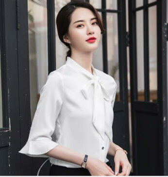長袖 ワイシャツ シャツ ブラウス ビジネス レディース シャツ 制服 フォーマル オフィス ワイシャツ トップス スーツ リクルート 就活 OL 事務服 大きサイズ