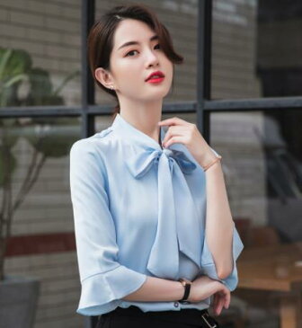 長袖 ワイシャツ シャツ ブラウス ビジネス レディース シャツ 制服 フォーマル オフィス ワイシャツ トップス スーツ リクルート 就活 OL 事務服 大きサイズ
