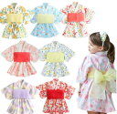 花柄/女の子/浴衣/キッズワンピース/上下セットベビー//子供服 ベビーフォーマル カバーオール 新生児 幼児 結婚式 七五三 卒園式 入園式 出産祝い 記念日 夏祭り 花火 撮影/カバーオール/ロンパースお盆 盆踊り/80/90/100/110/120/