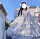 2023新発/数量限定/Lolita系 アリス兎 吊りスカート/ワンピース jsk 日常 写真 舞台 変装/ロリータ トップス 萌え レディース ゴスロリ ロリータファッション 変装 トップス 吊りスカート ワンピース 花嫁洋服 サロペットスカート