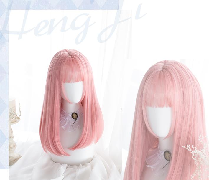 Tokiwa33の長47CM/変装　Lolita系　ウィッグ ロリータ 原宿風 かつら 前髪 レディース コスプレウィッグ 耐熱ウィッグ コスチューム 仮装 大人用｜アングル2