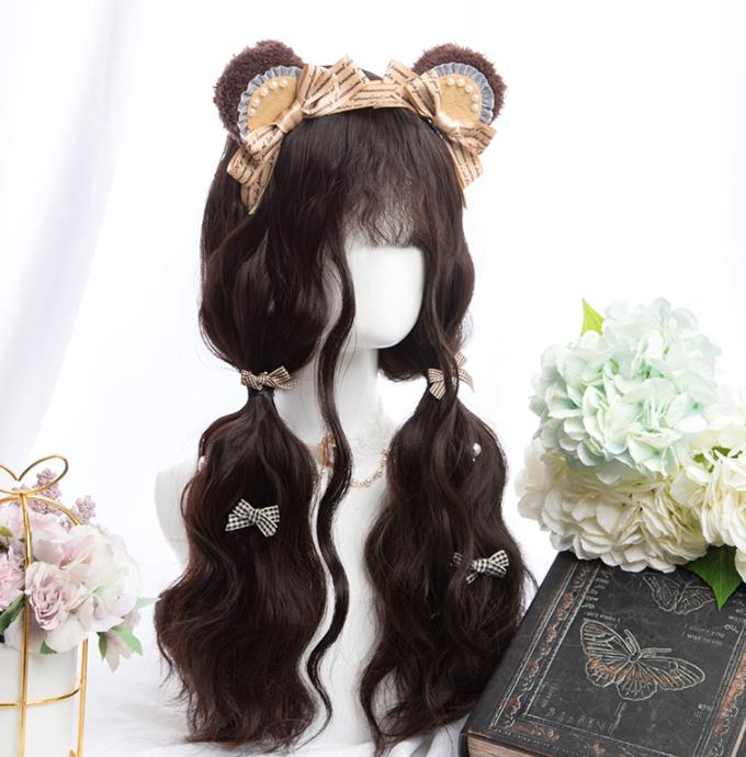 長53cm/変装　Lolita系　ウィッグ ロリータ 原宿風 かつら 前髪 レディース コスプレウィッグ 耐熱ウィッグ コスチューム 仮装 大人用