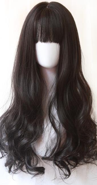 長57cm/変装 Lolita系 ウィッグ ロリータ 原宿風 かつら 前髪 レディース コスプレウィッグ 耐熱ウィッグ コスチューム 仮装 大人用