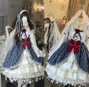 2022夏/新発/数量限定/Lolita系 白姫の花嫁/ワンピース OP ドレス 日常 写真 舞台 変装/ロリータ トップス 萌え レディース ゴスロリ ロリータファッション 変装 トップス 吊りスカート ワンピース 花嫁洋服 ウエディングドレス