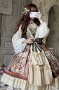 2022夏/新発/数量限定/Lolita系 油絵の姫/ワンピース JSK ドレス 日常 写真 舞台 変装/ロリータ トップス 萌え レディース ゴスロリ ロリータファッション 変装 トップス 吊りスカート ワンピース 花嫁洋服 ウエディングドレス コスプレ アニメ 衣装