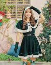 送料無料/5点セット 女の子用 レディース サンタワンピース クリスマス コスプレ サンタクロース 衣装 サンタ ワンピース パーティー 可愛い セクシー 人気...
