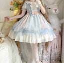 2023夏/新発/数量限定/Lolita系 /ワンピース OP ドレス 日常 写真 舞台 変装/ロリータ トップス 萌え レディース ゴスロリ ロリータファッション 変装 トップス 吊りスカート ワンピース 花嫁洋服 ウエディングドレス