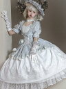 新発/数量限定/Lolita系/宮廷ドレス/長袖/opワンピース jsk 日常 写真 舞台 変装/ロリータ トップス 萌え レディース ゴスロリ ロリータファッション 変装 トップス 吊りスカート花嫁洋服 ティアードスカート チャイナドレス(4)