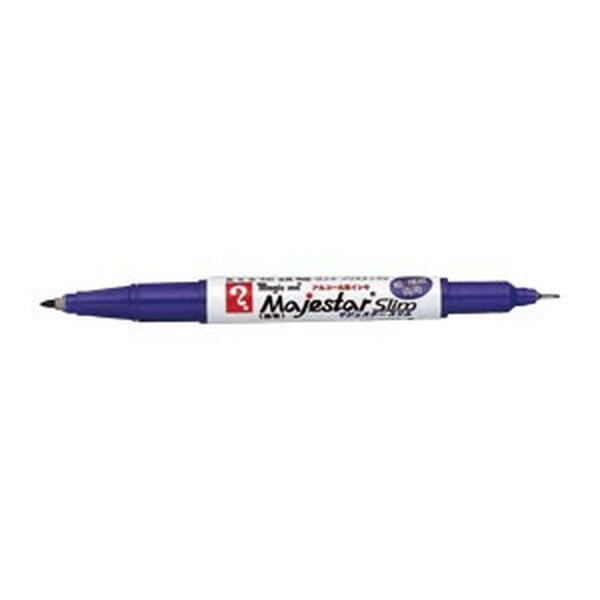 寺西化学　油性マーカーペン　マジックマジェスタースリム　紫　mmJ70-T8