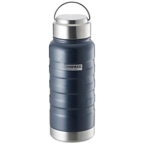【送料無料・包装無料・のし無料】カクセー マインドフリー ステンレスボトル550ml ネイビー MF-05N(ネイビー)(A5)