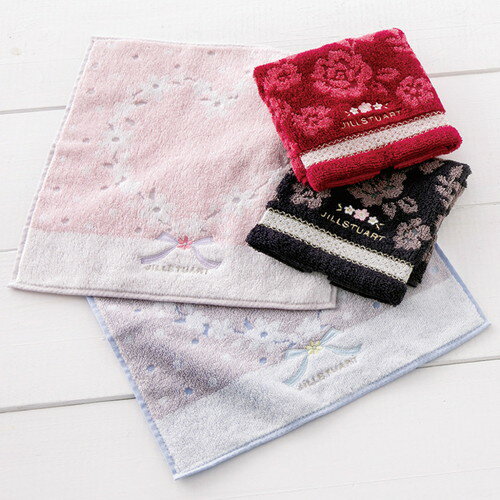 【送料無料・包装無料・のし無料】ジルスチュアート ミニタオル レッド 58-3229090(B6)