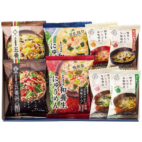 【ギフト包装・のし紙無料】養命酒製造 養命酒製造 フリーズドライ食べ比べ8食セット(A4)
