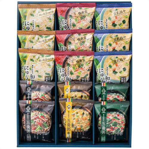 【送料無料・包装無料・のし無料】養命酒製造 和養生にゅうめん3種と五養粥3種 15食セット(A3) 【送料無料・包装無料・のし無料】養命酒製造 和養生にゅうめん3種と五養粥3種 15食セット(A3)