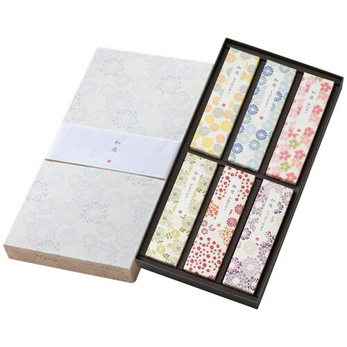 【ギフト包装・のし紙無料】カメヤマ 線香6箱セット I1342-00-00(A4)