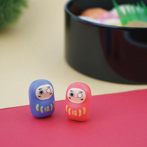 【ギフト包装・のし紙無料】起き上がり箸置き だるま EX3378(A5)