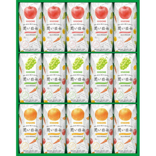 【お歳暮・送料無料】カゴメ 潤い日和(15本) URB-30S 御歳暮