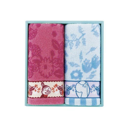 【送料無料・包装無料・のし無料】ムーミン ピックオンニフェイスタオル2P 47-5829200(A4)