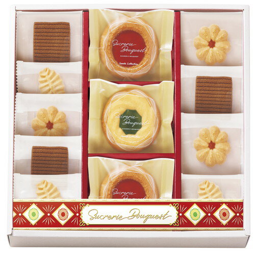 【ギフト包装・のし紙無料】シュクルリブーケ ベイクドクッキーセット BC-20(A4)