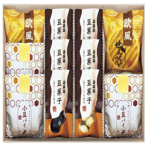 【送料無料・包装無料・のし無料】小豆パイ・欧風せんべい和菓子詰合せ DW-25R(A4)