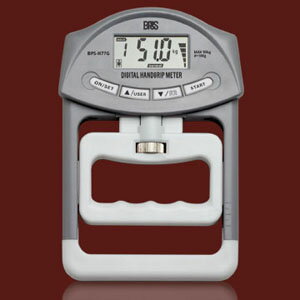 電池企画販売(株） BPS デジタルハンドグリップメーター BPS-H77G（グレー）健康器具 握力計