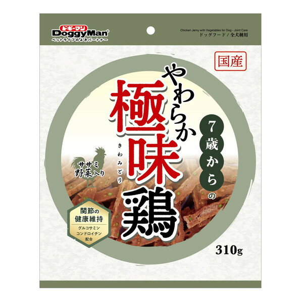7歳からのやわらか極味鶏ササミ野菜入り 310g
