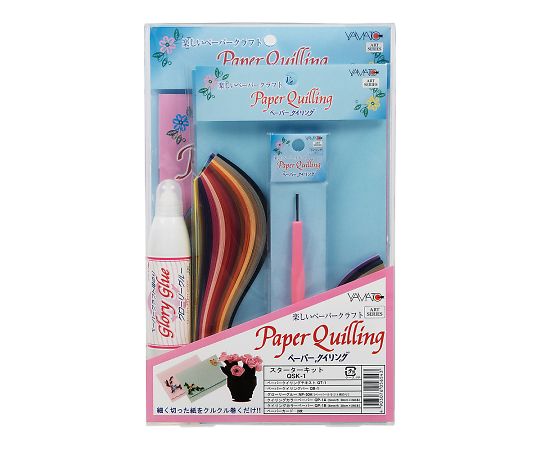 ペーパークイリング　紙を巻くだけのペーパークラフト スターターキット 　4903076056543