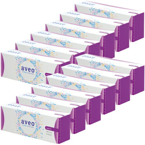 【送料無料！12箱】アベオワンデー 30枚入り 12箱 コンタクトレンズ 1日使い捨て aveo 1day アヴェオワ..