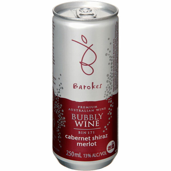 バロークス　スパークリング缶ワイン 赤 250ml(オーストラリア)