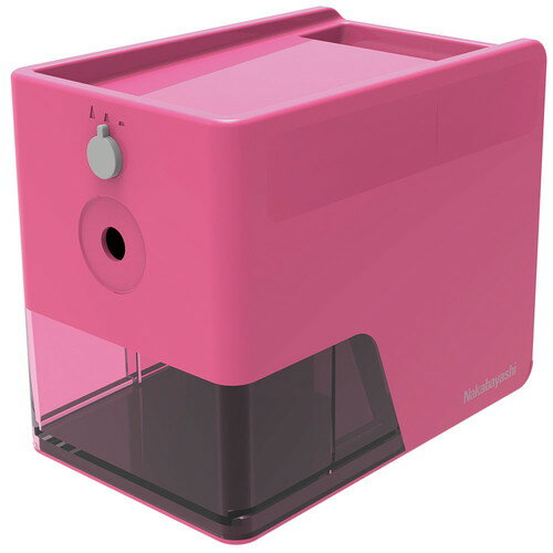 ナカバヤシ　電動鉛筆削りスリムトレータイプ／ピンク　DPS-601KP