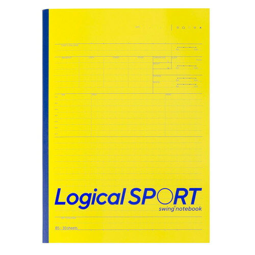 ナカバヤシ ロジカル・スポーツノート B5 単品/イエロー ノ-B590AY