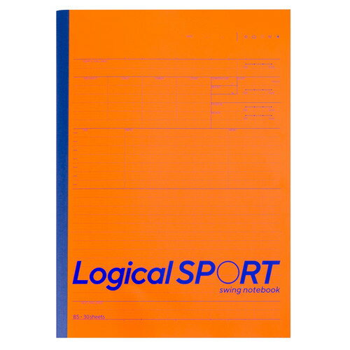 ナカバヤシ ロジカル・スポーツノート B5 単品/オレンジ ノ-B590AOR