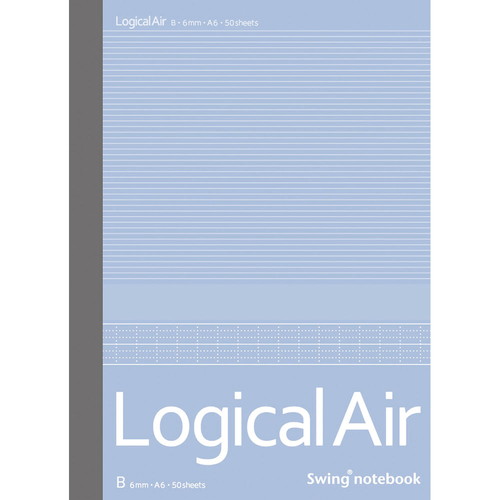 ナカバヤシ ロジカルエアーB罫 A6 50枚 ノ-A606B