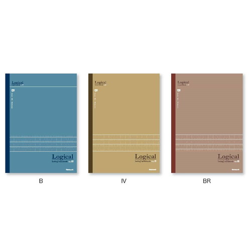 ナカバヤシ ロジカルノート セミB5 クラシックカラー B罫 3P NB507B-3P