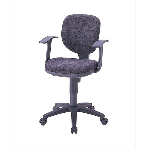 【法人様限定品 代引き不可 送料無料】ナカバヤシ　OAチェア肘有ロッキング付／グレ−　CGN-202N