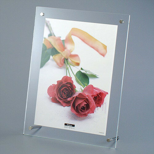ナカバヤシ　アクリル製ピクチャーフレーム スタンドタイプ A4判　フ-ACS-A4