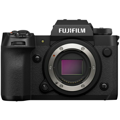 フジフィルムX-H2（FUJIFILM X-H2） 細部を捉え、瞬間をも掴み取る。想像を超える、高画質へ。 新開発の裏面照射型約4020万画素「X-Trans CMOS 5 HR」（*1）センサーと、高速画像処理エンジン「X-Processor 5」を搭載し、「Xシリーズ」史上最高画質を実現したフラッグシップモデルです。 高画素を生かしたハイクオリティな写真のみならず、高精細な8K/30Pの映像を撮影可能。「Xシリーズ」の静止画・動画撮影の領域をさらに拡大し、幅広いニーズに応えます。 高剛性ボディに5軸・最大7.0段（*2）のボディ内手ブレ補正機構や、CFexpress Type Bカード（*3）対応のデュアルスロットを含む豊富なインターフェースを採用。 *1：X-Transは、富士フイルム（株）の商標または登録商標です。 *2：「フジノンレンズ XF35mmF1.4 R」装着時。 *3：CFexpressは、The CompactFlash Associationの商標または登録商標です。 寸法：［幅］136.3mm×［高さ］92.9mm×［奥行き］84.6mm（最薄部42.8mm） 質量 ：約660g （バッテリー、メモリーカード含む） 付属品：充電式バッテリーNP-W235（リチウムイオンタイプ） / ACパワーアダプターAC-5VJ / プラグアダプター / 専用USBケーブル / ショルダーストラップ / ボディーキャップ / ホットシューカバー / ファイルトランスミッター・縦位置グリップ用端子カバー / メモリーカードスロットカバー / シンクロターミナルカバー / 冷却ファン用端子カバー / ケーブルプロテクター / 使用説明書 / 保証書一式