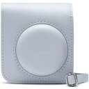 富士フィルム チェキ12用カメラケース instax mini12カメラケース ホワイト(2)