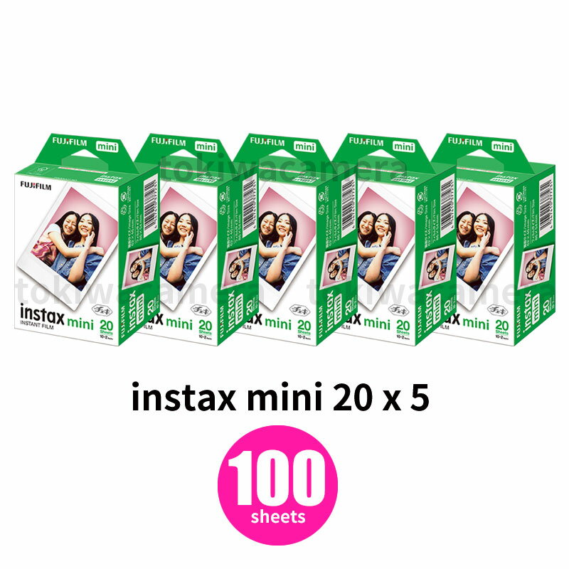 フジフィルム　チェキフィルム 100枚（2Px5パック）チェキ フィルム INSTAXMINIJP2