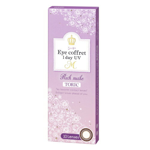 【乱視用カラコン】シード アイコフレ ワンデー UV M TORIC 10枚 リッチメイク カラコン サークルレン..