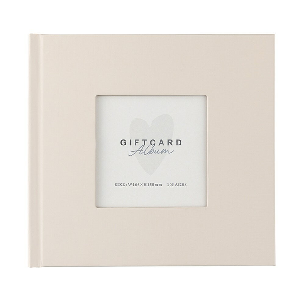 ナカバヤシ ギフトカードアルバム スクエアミニサイズ ベーシック ハニーイエロー A-SMBP-103-3