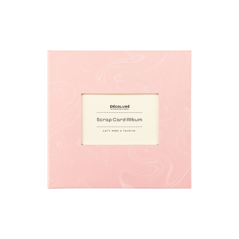 ナカバヤシ デコルーレ スクラップカードアルバム フローラルピンク　A-SCY-120-P