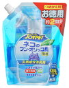 JOYPET 天然成分消臭剤 ネコのフン・オシッコ臭専用 つめかえ用お徳用 450ml(4)