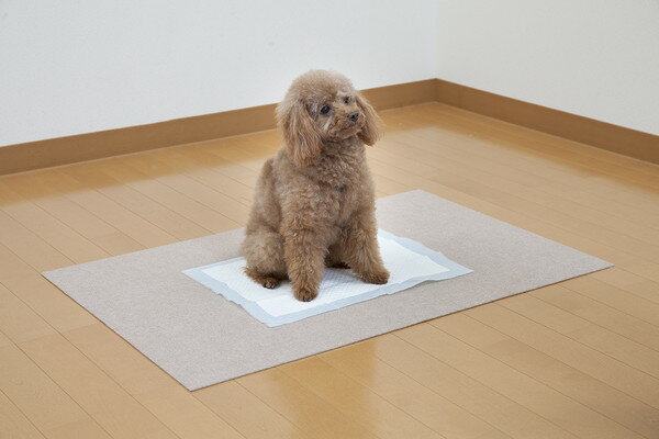 おくだけ吸着 ペット用トイレ下敷きマット ベージュの紹介画像3