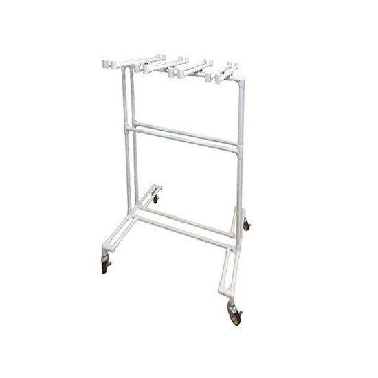 【法人様限定品 代引き不可 送料無料】矢崎化工 松葉杖ラック AF-361 CGR