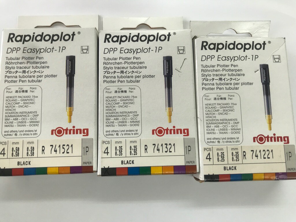 rotring Rapidoplot プロッター用インクペン