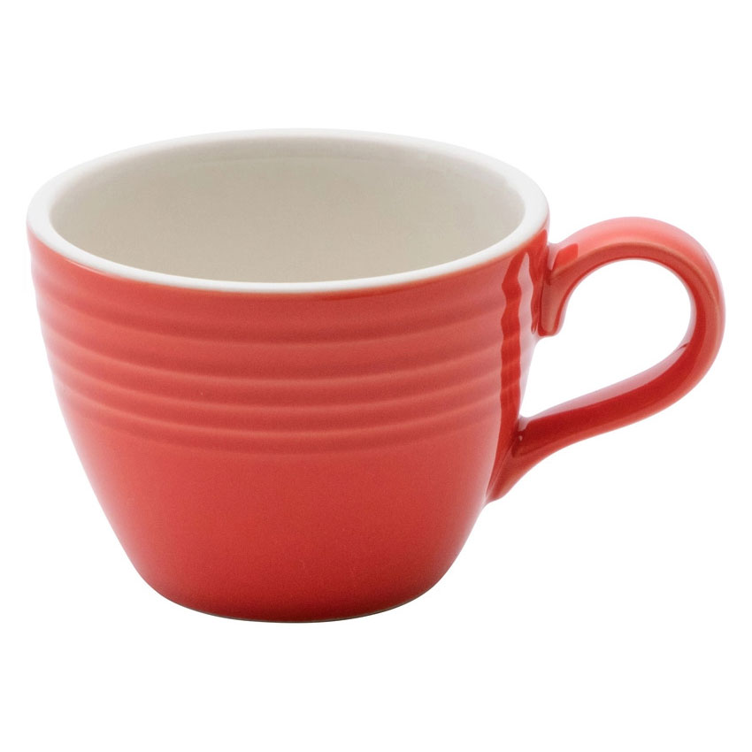 Coffee Cups - オービット ローズレッド コーヒーカップ 碗のみ 約11cm 赤系 洋食器 コーヒーカップ・ティーカップ・ソーサー・ポット 日本製 業務用 ホテル＆レストラン おしゃれ 陶器 コーヒーカップ 珈琲 紅茶 カフェ食器 54-12640052