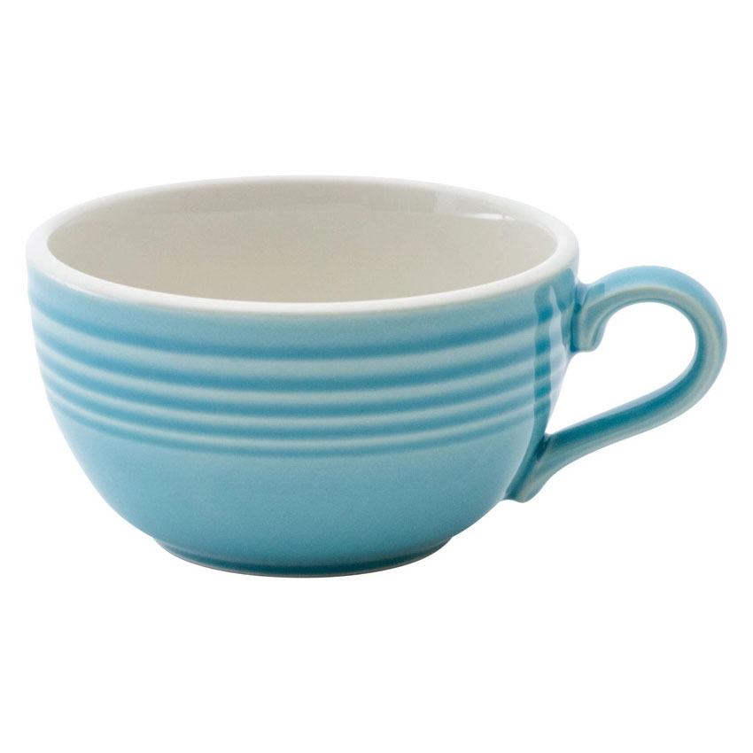 Metallic - オービット ターコイズブルー ラテカップ 碗のみ 約14.8cm 青系 洋食器 コーヒーカップ・ティーカップ・ソーサー・ポット 日本製 業務用 ホテル＆レストラン おしゃれ 陶器 コーヒーカップ 珈琲 紅茶 カフェ食器 54-12686056